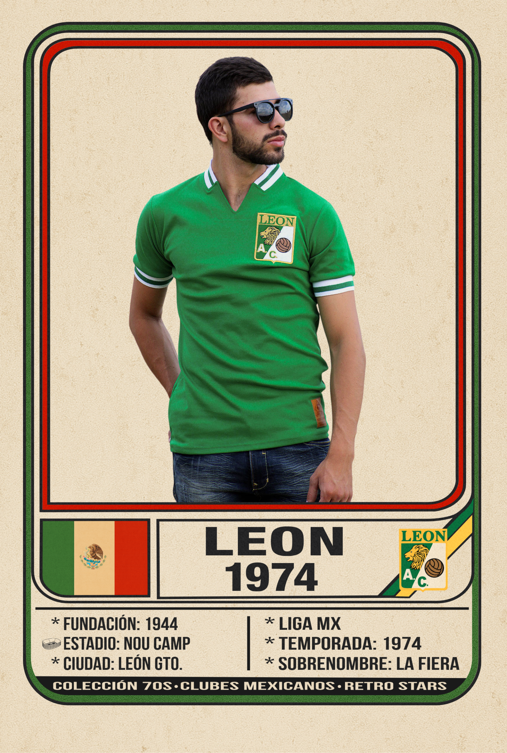Jersey Retro Leon 1974