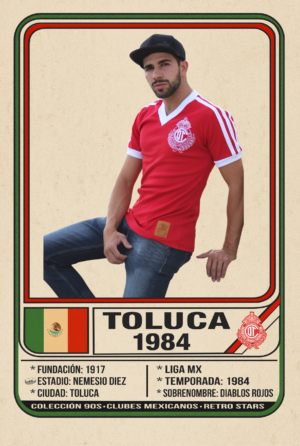 TOLUCA 84 jersey retro toluca 1984