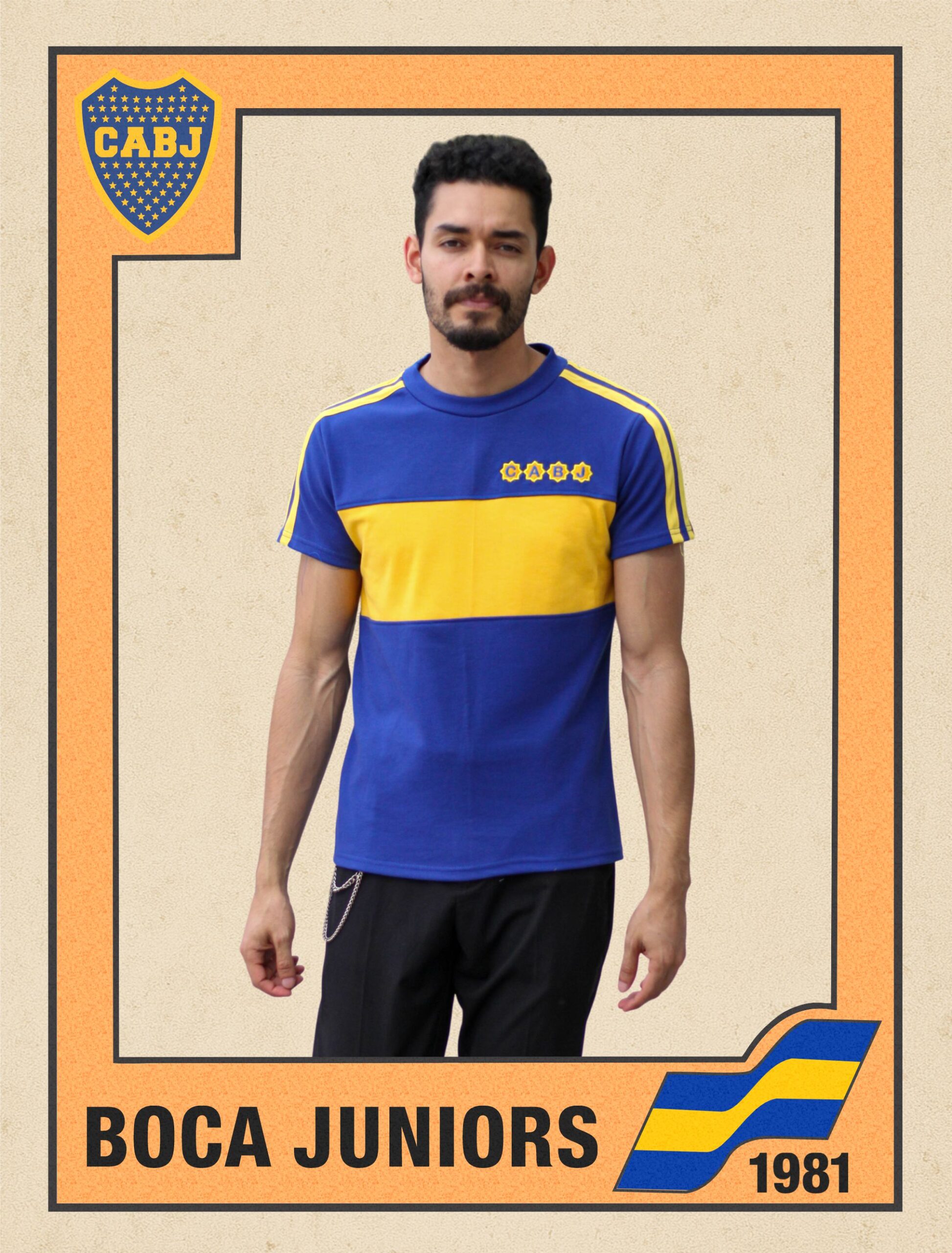 JERSEY RETRO BOCA JUNIORS 1981