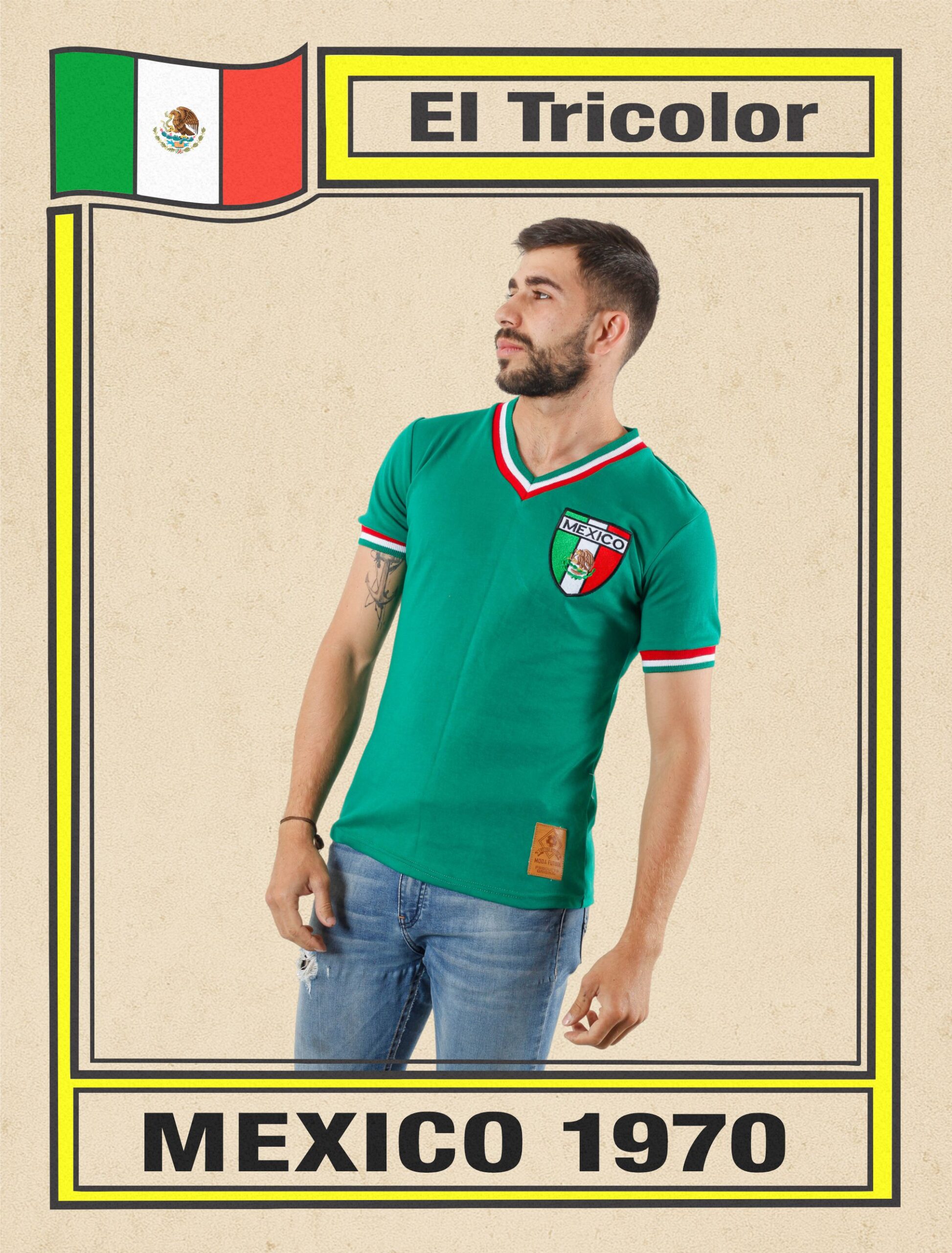 JERSEY RETRO MEXICO 1970