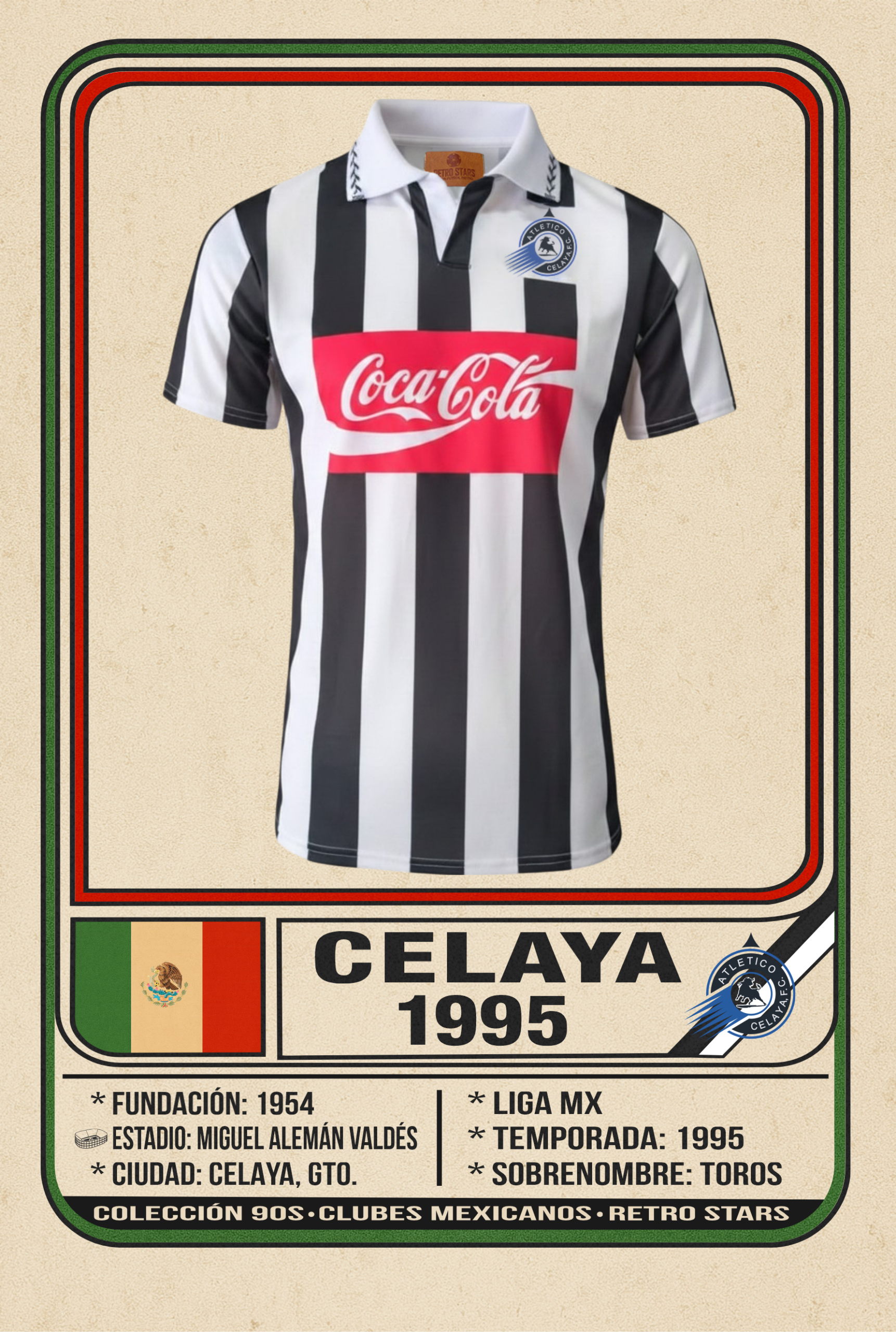 JERSEY RETRO CELAYA 1995