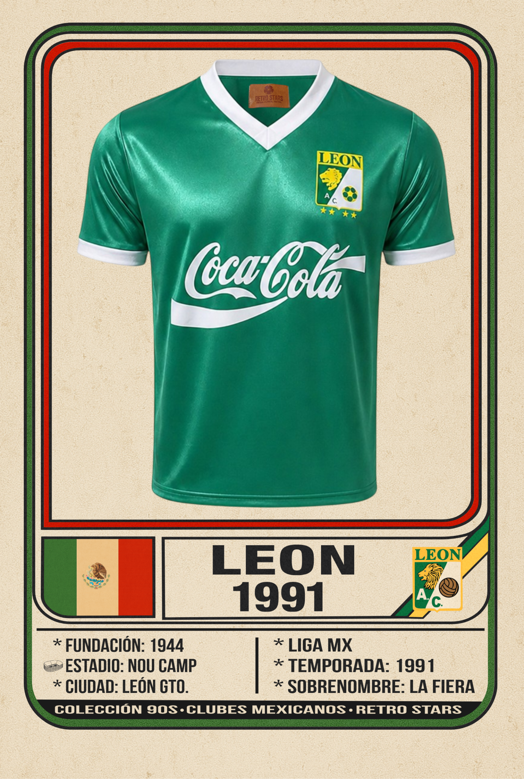 JERSEY RETRO LEON 1991