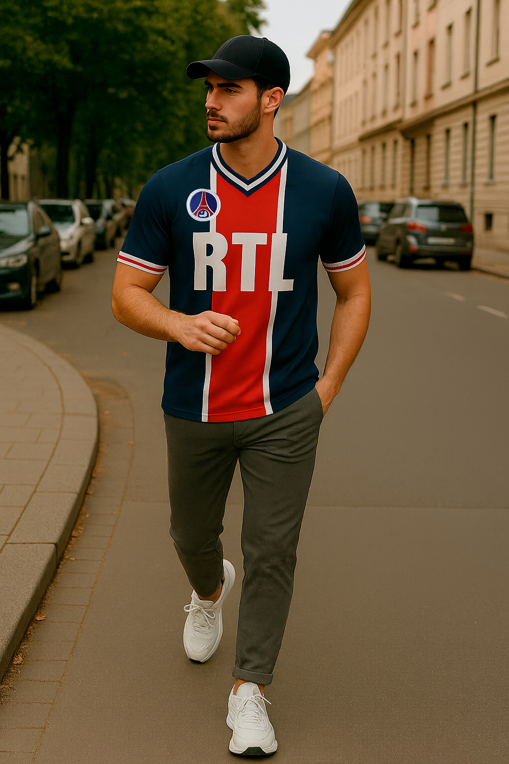 JERSEY RETRO PSG 1976 - Imagen 2